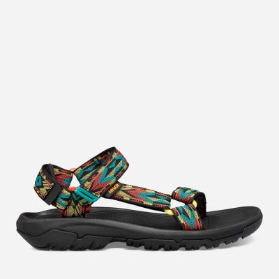 Teva Hurricane XLT2 Men's Black / Multicolor Hiking Sandals CA90485 Canada Sale